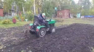 большой плуг для минитрактора