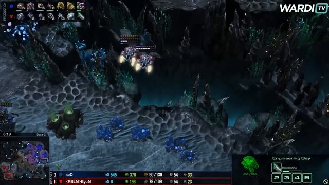 ByuN vs soO (TvZ) - Balance Patch Tournament WardiTV Christmas Invitational 6 [StarCraft 2] смотреть онлайн