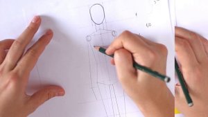 Как нарисовать человека (тело)/ФЭШН-ЭСКИЗ для начинающих