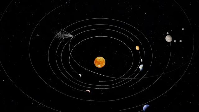 全て楕円軌道の太陽系。Blenderのpythonプログラム смотреть онлайн