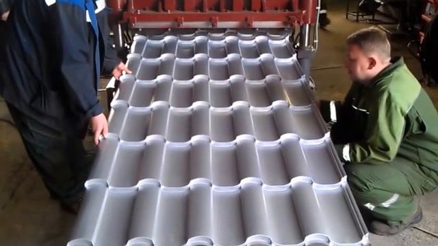 Оборудование для производства металлочерепицы типа «Adamante» ООО Шаталов смотреть онлайн