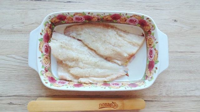 Окунь запеченный в духовке с сыром