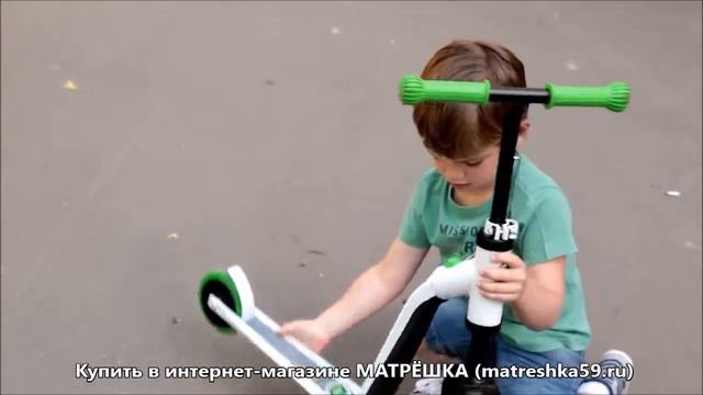 Самокат-беговел (трансформер) Scoot&Ride - катаемся и тестируем смотреть онлайн