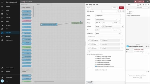 Getting started using Node RED with Home assistant смотреть онлайн