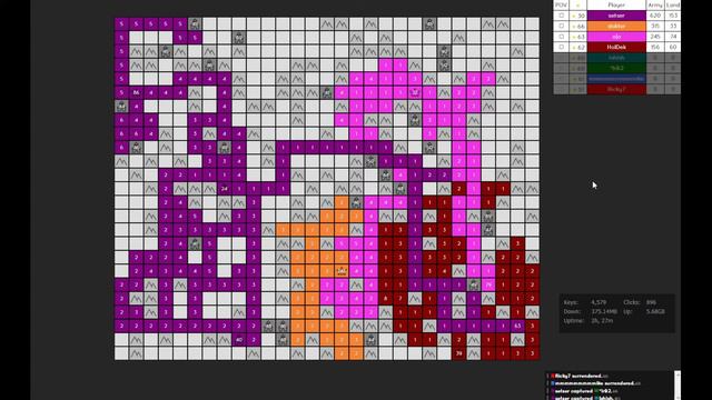 Generals.io FFA domination - 4 Battle Royale sessions смотреть онлайн