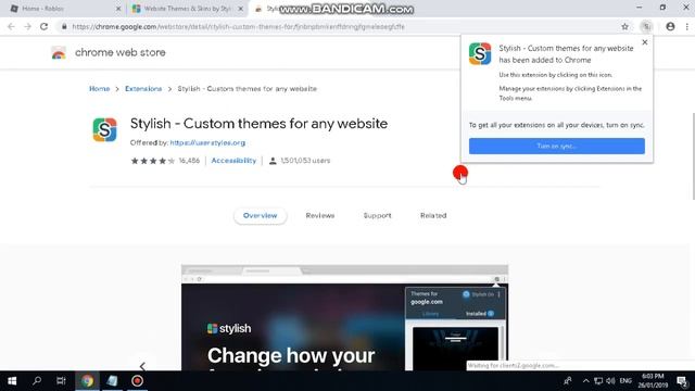 How to put a Roblox Theme using Stylish 2019 смотреть онлайн