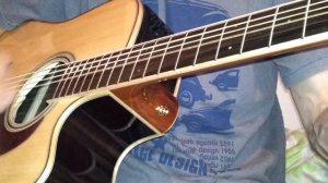 TAKAMINE GD 93 CE - Tocando em casa