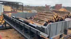 Окорочный станок KRAFTER RD 600 _ РАБОТА ОКОРОЧНОГО СТАНКА В ВОЛОГОДСКОЙ ОБЛАСТИ.