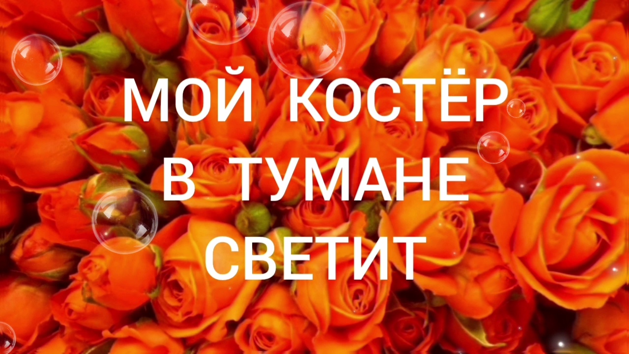 Мой костер в тумане светит