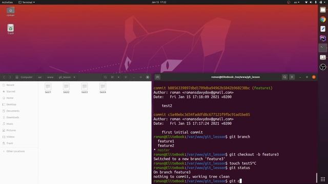 Git с нуля.6: Слияние (merge) смотреть онлайн