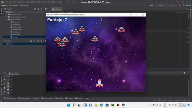 Space Invaders en Python смотреть онлайн