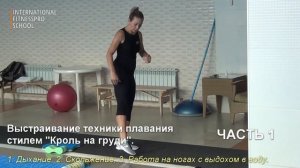 Обучение технике плавания "Кроль на груди"