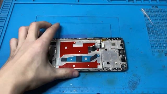 Восстанавливаем Honor 50 lite/ Замена дисплея/Рамки/Стекла камер и задней крышки