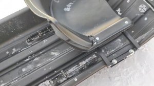 Тофалар 500, установка коньков на волокуши! Всё получилось, доволен как Слон)