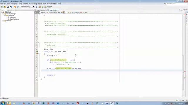 Java Classes: A BigInt class, part 1 смотреть онлайн