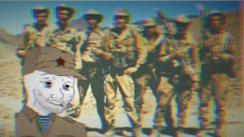 Голубые Береты - В горах под Пешаваром (Blue Berets - Mountains near Peshawar) - doomer wibe