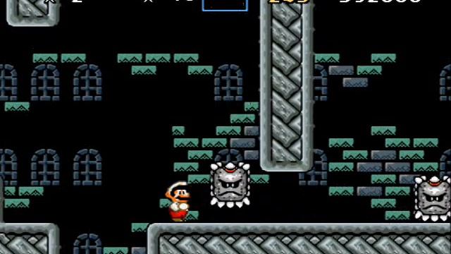 Super Mario World Returns - 6 - dawn of the thwomp смотреть онлайн