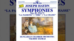 Symphony No. 59 in A Major Hob.I:59 Fire: IV. Allegro assai