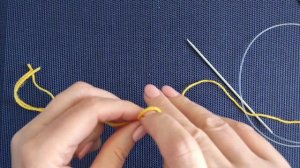 Как определить длину нити для набора петель, /knitting stitches set