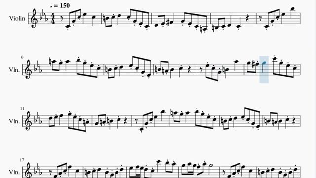 Violin Sheet Music: How to play Bonetrousle (Undertale) by Toby Fox смотреть онлайн