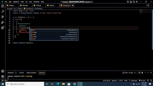 #17 Routes in React || Master Routing in React.js: geeky skill смотреть онлайн
