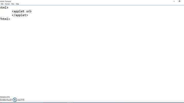 Chapter1 3 CSC200 UsingAppletviewer смотреть онлайн