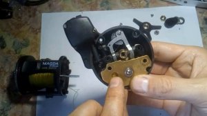 Катушка на сома.мульт OKUMA Magda Pro MA-20DX.После 4 лет эксплуатации!