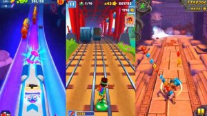 Tom Gold Run VS Subway Surfers Chang’an VS Temple Run 2 Blazing Sands: Соревнование Gameplay