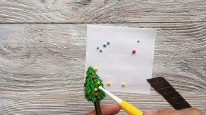 Ёлочка из полимерной глины. Мастер-класс. Полимерная глина. Новогодние вкусные ложки своими руками.