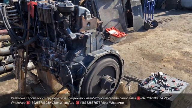 Запуск двигателя D2866LF05 MAN 19.372 Мотор МАН для SHACMAN  HOWO DONGFENG итд Разборка грузовиков