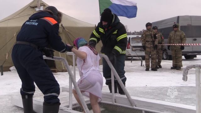 В местах проведения крещенских купаний в Хабаровском крае происшествий не зафиксировано