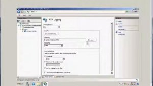 How to select the log file W3C Fields in IIS for an FTP site on a Windows 2008 R2 server