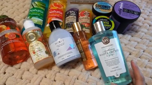 Запасы уходовой косметики часть 4! Гели для душа и скрабы!??? смотреть онлайн