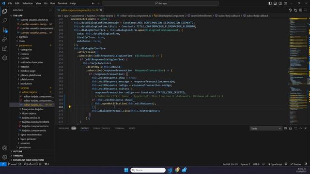 Solución (FIX): Sonar - TypeScript: This line has X statements. Maximum allowed is X. смотреть онлайн