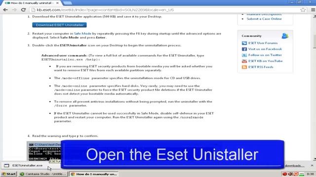 Eset Antivirus Windows Safe Mode Removal смотреть онлайн