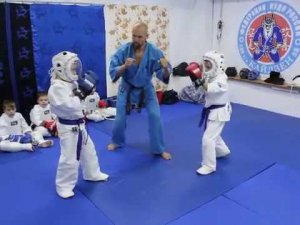 Кайдзен Кудо Симферополь. Поединок, дети 7 лет, 1 год обучения
