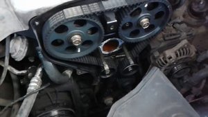 Kia Sportage 1 замена ремня грм, ремней навесных агрегатов