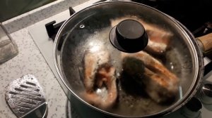 Красная рыба. Жарим на сковороде.