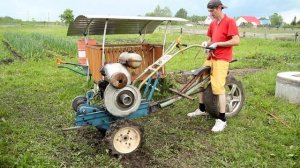 Трицикл из мотоблока Урал. Тест быстросъемного колеса