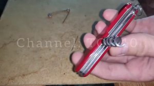 ВАУ! иголка & булавка victorinox своими руками , как сделать самостоятельно ? сравнение с оригинало