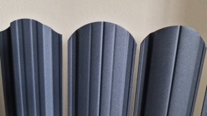 Евроштакетник (РОССИЯ), покрытие: БАРХАТ (матовый), цвет: RAL 7024 Графитовый-серый.