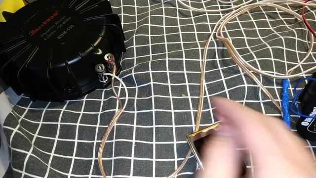 Тест басс шейкера со старым усилителем :) смотреть онлайн