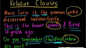 Relative Clauses | как образуются