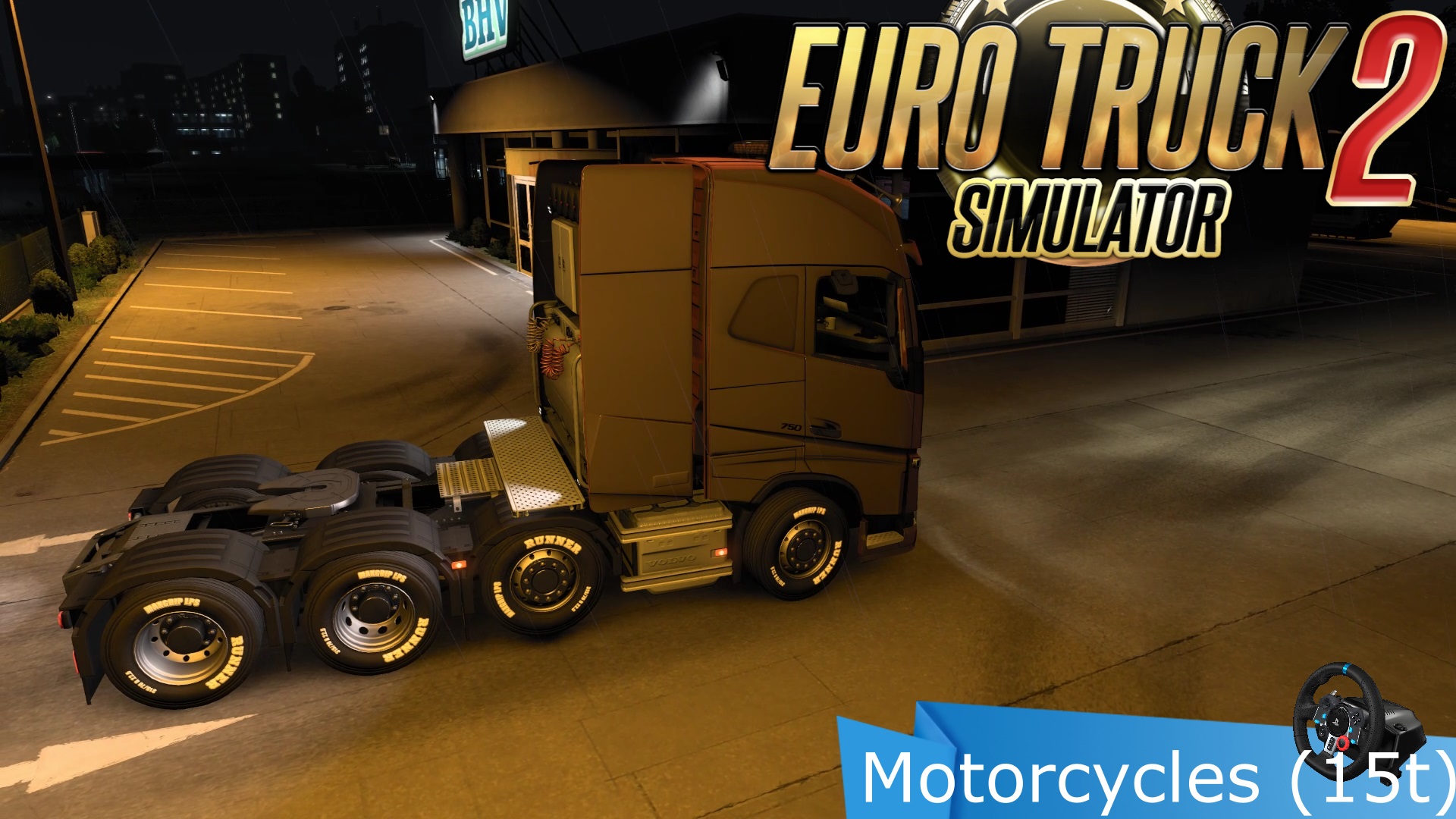 Euro Truck Sim 2 - Груз: Motorcycles| Volvo 750 | Logitech G29