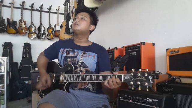 Jual Gibson Les paul custom tremolo Bigsby orie | guitarvlog #Dennystunt смотреть онлайн