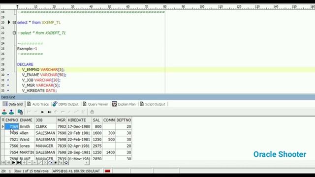 PL/SQL Tutorial #8: Declaration by using  %Rowtype OR Table based record in PLSQL