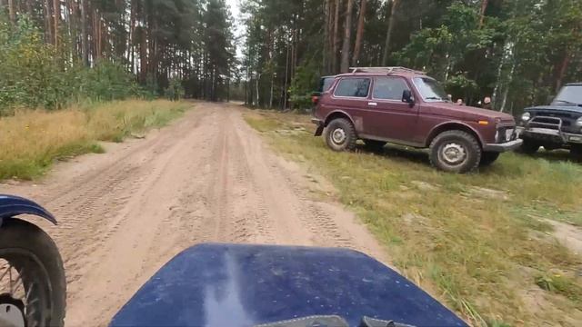 Путешествие к мещерским озерам на мотоцикле Урал в сентябре 2023 года.