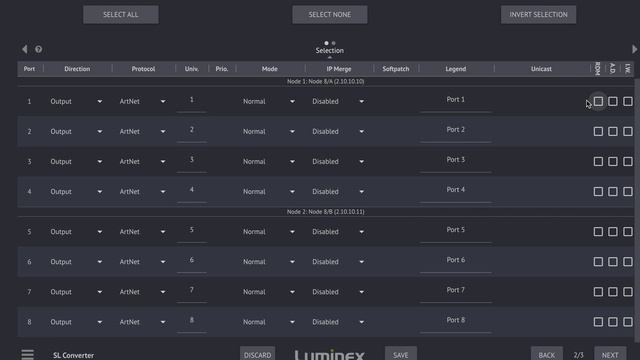 Luminex Offline Editor - User Guide (4/7) - Create an Ethernet-DMX profile смотреть онлайн