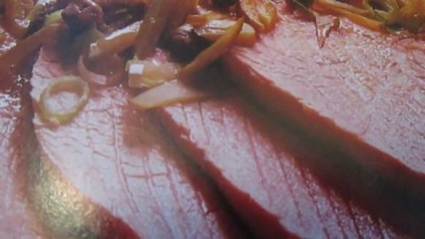 Телятина маринованная.Veal marinated.