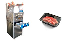 Полуавтоматический запайщик с лотков с функцией вакуума и газа